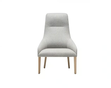 ALYA BU1522 - Upholstered armchair high-back by Andreu World - view 3